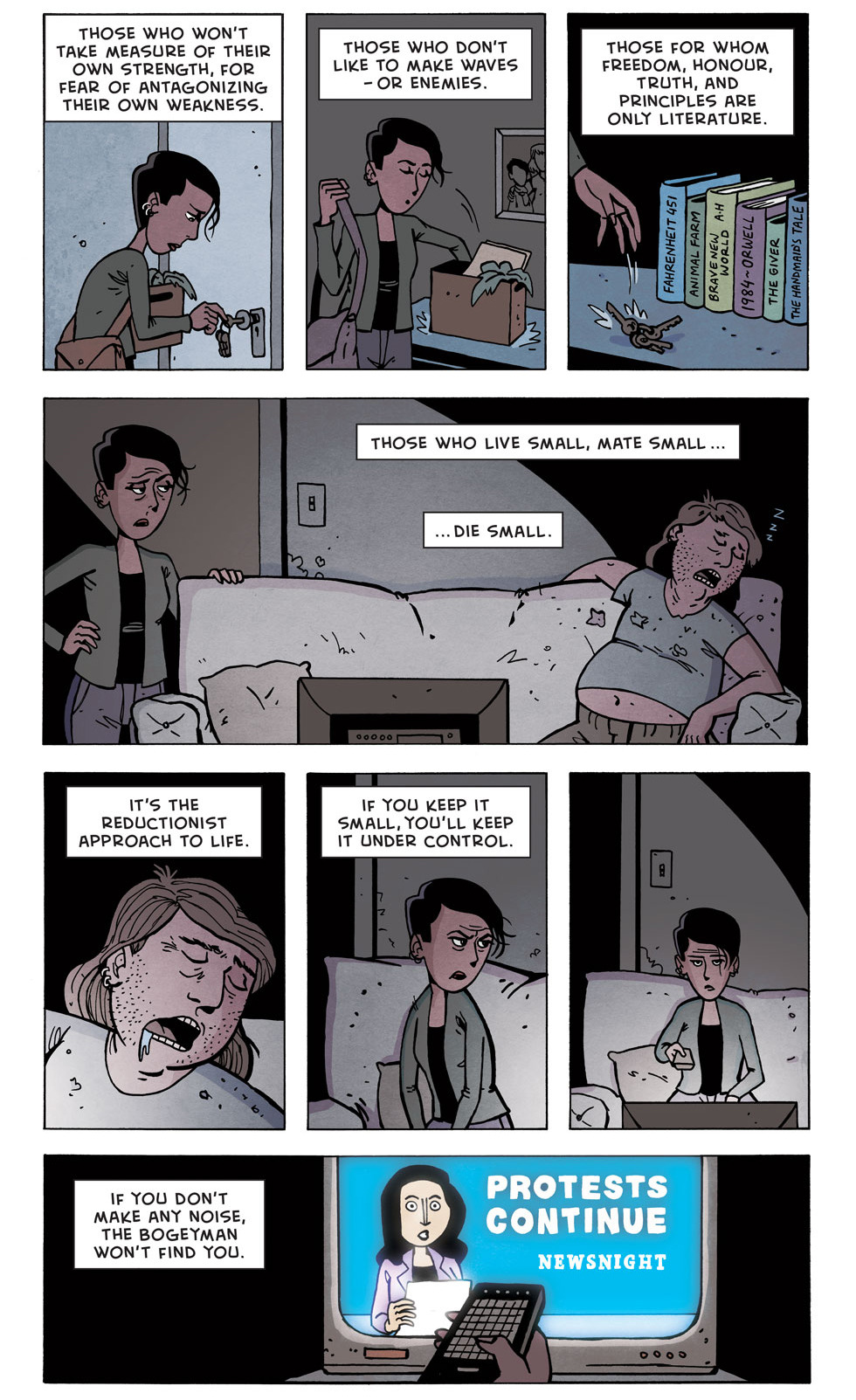 lady-feral: zenpencils:    “The real damage is done by those millions who want