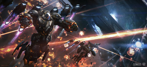 ArtStation - Zero Space Battle, by Marek Okon.More concept art here.