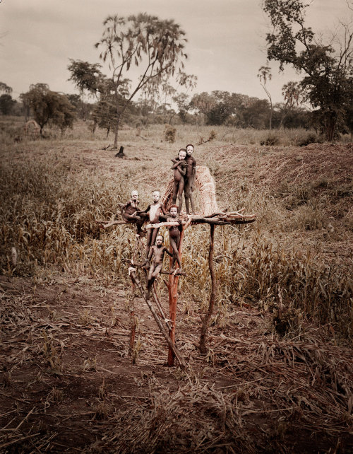 house-of-gnar:  Mursi tribe|Great Rift Valley “The nomadic Mursi tribe lives in the lower area of Africa’s Great Rift Valley. Extreme drought has made it difficult to feed themselves by means of traditional cultivation and herding. The establishment