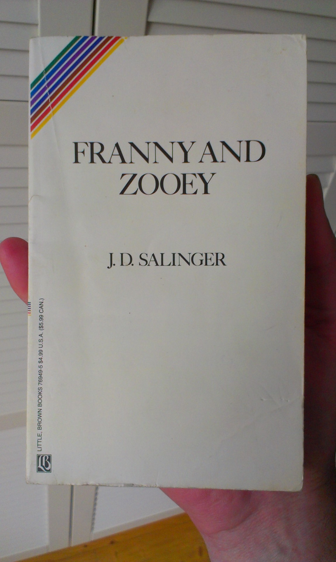 Book photo challenge July 9
Nostalgia
Continuing the Salinger theme …
I thought about the books I read as a kid, but I don’t own those anymore. Or a book about nostalgia, like Dandelion Wine, but skimming my shelves I saw this, and I remember how...