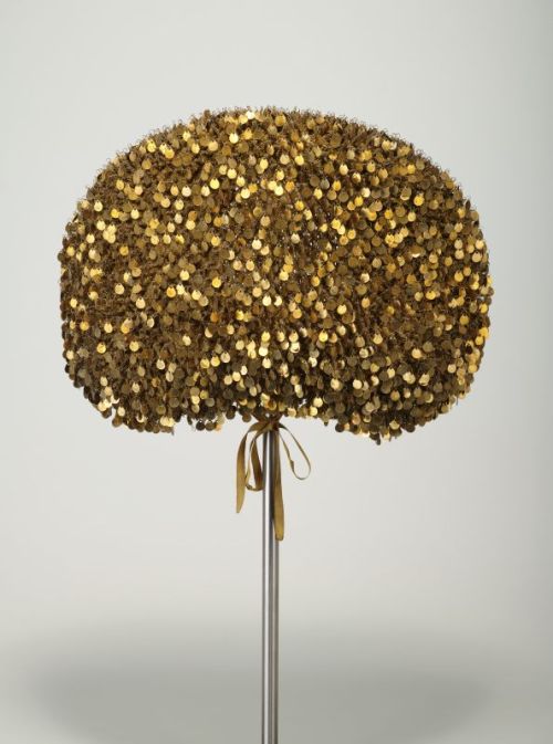 Gold haube headdress, c. 1650-1700 Nuremberg, Bavaria