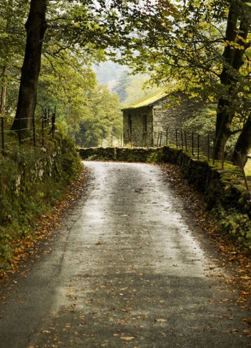 pagewoman:  Stone Barn, nr Ambleside, Cumbria, Englandby Dave John