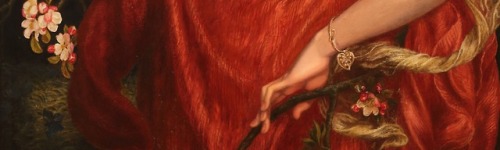 ledavir:A Vision of Fiammetta 1878 - Dante Gabriel Rossetti (details)