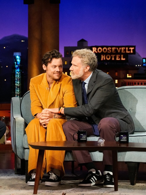 Harry And Will Ferrell On The Late Late Show With James Corden