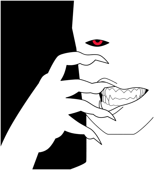 “I can hear your quickened heartbeat. Don’t run. Don’t Fight. It’ll be over soon.”