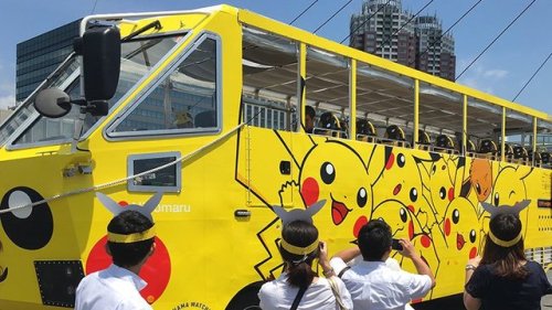 The Sky Bus x Pokémon Collaboration has started in Japan, With a Special &ldquo;Pikachu themed Bus&r