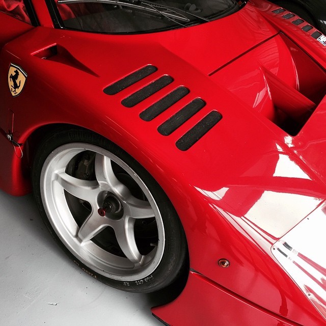 robscheeren:  One of 6 in the world #ferrari #F40 #LMGTE looks fast😳 #notaporsche