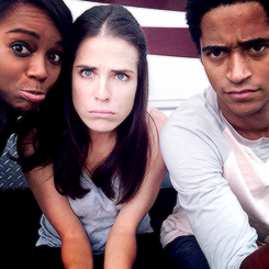 alfieenochdaily:  Alfie Enoch in fellow HTGAWM cast’s social media pics