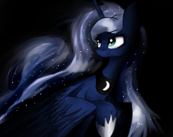 elrincondelpony:  Sketchy Luna by irigulus