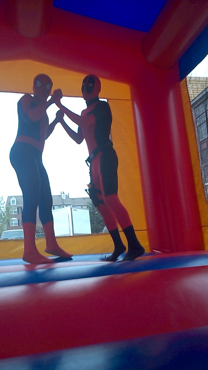 kawaiideadpool:  Had a great time with this cute guy and OMG we held hands.Spiderman: