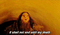  The gods aren’t down here. It’s the six of us, you hear me? 