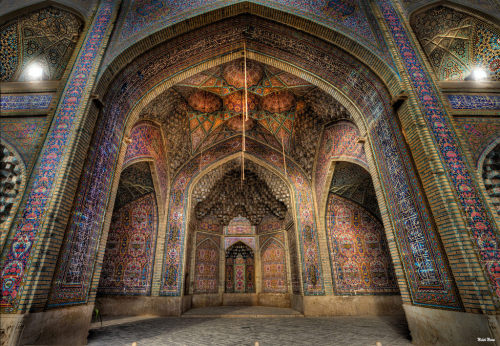 travelingcolors: Nasir al-Mulk Mosque, Shiraz | Iran (by Michele Moroni)