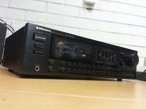 Pioneer SX-1300 AM/FM Stereo Receiver, 1988