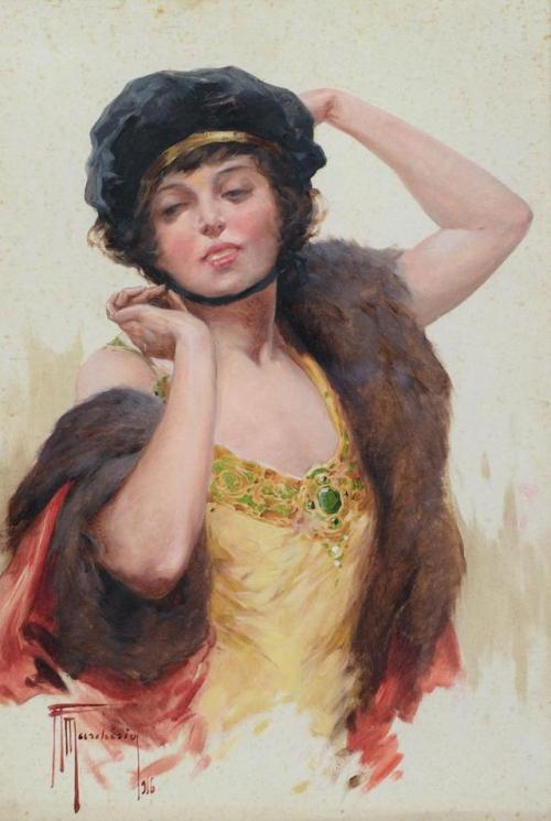 Andrea Marchisio (1850–1927)Ritratto , 1916