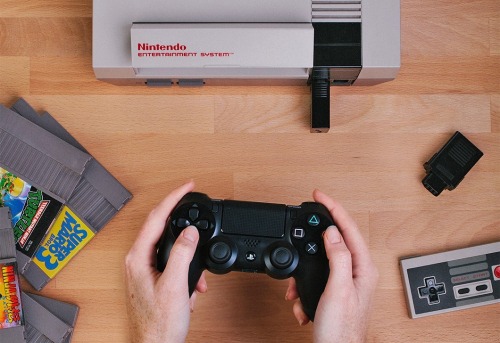 This wireless adapter lets you use Bluetooth controllers on your old school NES.