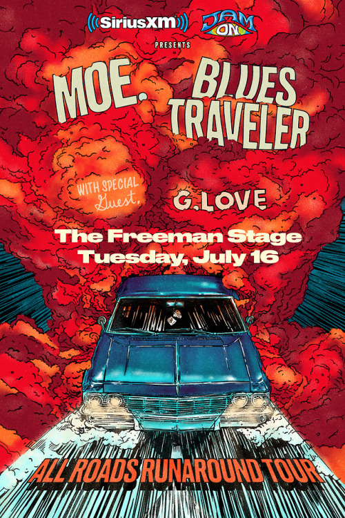 We’re doing some more running around this summer with another show on 7/16/19 at The Freeman Stage. Pre-sale is Wednesday 3/27/19 and general on-sale is Monday April 1st @ 10:00 AM EDT !!!