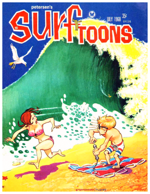 Petersen’s SurfToons…   Magazine Front Cover, July 1968