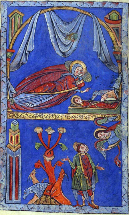 Illuminations from the &ldquo;Sacramentaire de Saint-Étienne de Limoges&rdquo;, c. 1100