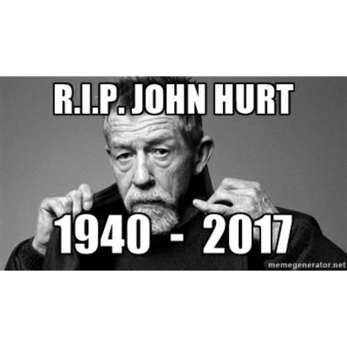 R.I.P. John Hurt 😢 #rip #johnhurt