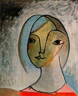 birdsong217:  Pablo Picasso (1881-1973)Buste de femme, 1936. Oil on canvas