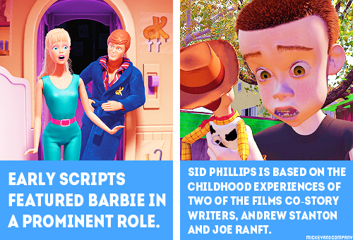 mickeyandcompany:  10 things you didn’t know about Toy Story (adapted from Oh My