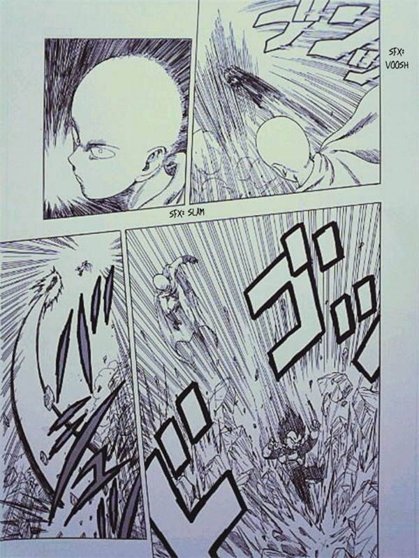 Vegeta versus One Punch Man