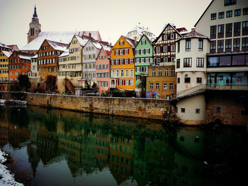 harlings: Neckar reflection    by    	Milica V   