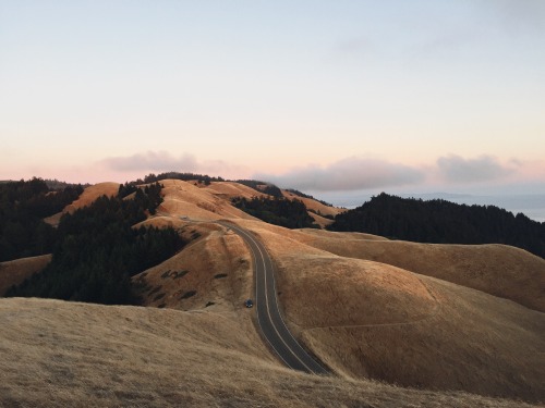 theoregonscout:  Mt. Tamalpais at sunset.