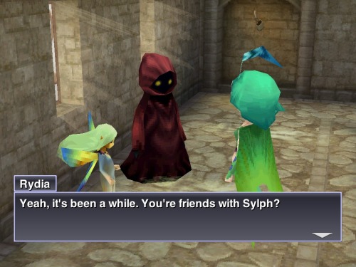 Sassy Sylphs! And Rydia&rsquo;s creeper friend.