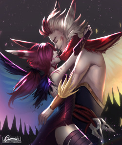 gumae:Xayah &amp; RakanLove Story!Patreon | Gumroad | Facebook  