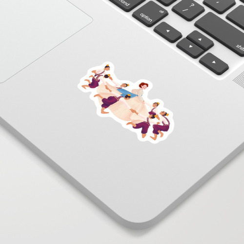 You guys! Society6 now has STICKERS! For today only, everything in the store is 20% off plus FREE sh