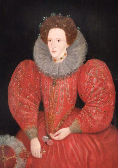 Portrait of Elizabeth I of England, oil on panel, Royal Borough of Windsor and Maidenhead Civic Coll