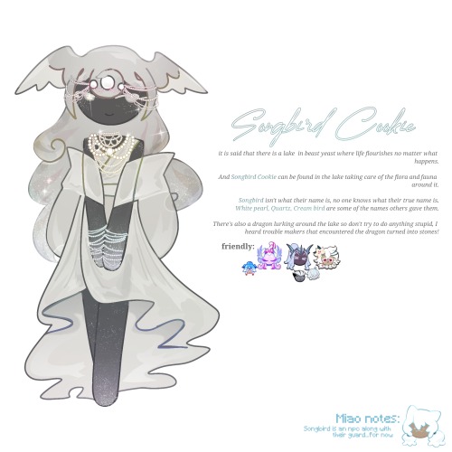 Meet: Songbird Cookie!
