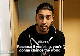 mithen-gifs-wrestling: “I got a message from a young woman who talked about her dream to become a famous singer. But then she talked about how she wasn’t going to pursue her dream. How she wasn’t going to sing. Because of the religion that’s she