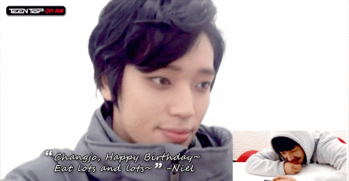 milktealimesoda:  Teen Top members birthday messages to Changjo [x] [x]  
