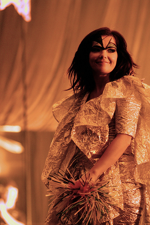 leblancsound:A personal selection of my fav Björk’s pictures singing live over the years.