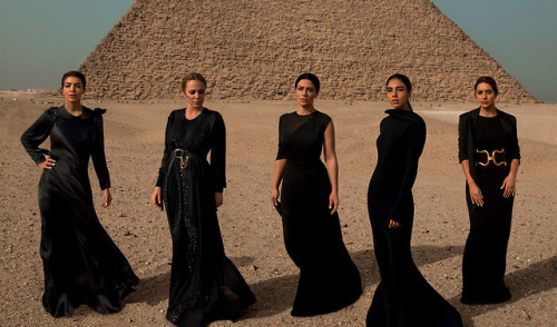 rosewater1997:driflloon:screen sirens: saba, haya, salma, shareen, and amel for vogue arabia may 201