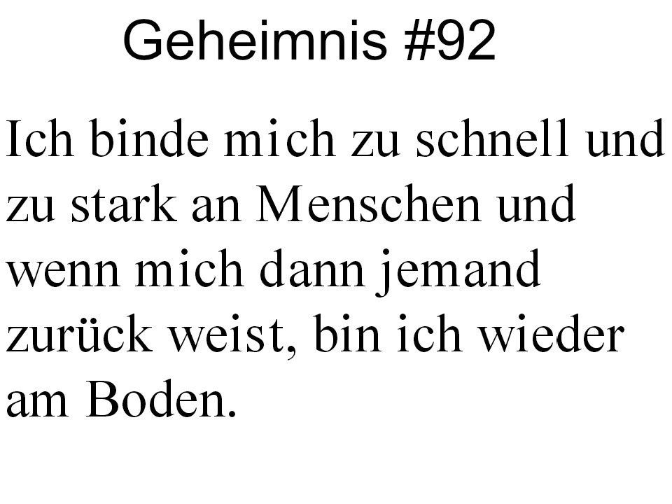 Wir sind ein Geheimnis