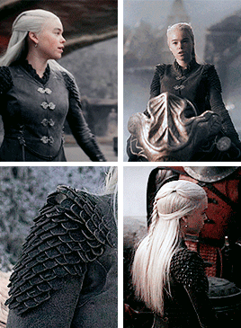 Princess Rhaenyra’s Dragon Scale Riding Jacket In Episodes 1-3