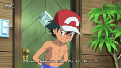 th3dm0n:  Ash Ketchum - Alone Time (2)Original Artwork (Screenshot) is from the Pokemon Best Wishes Anime Series, Episode “Team Battle! Dendōiri Kessen!!”, edited by dm0n.© Names &amp; Characters are Copyrighted by Pokémon/Nintendo.No copyright