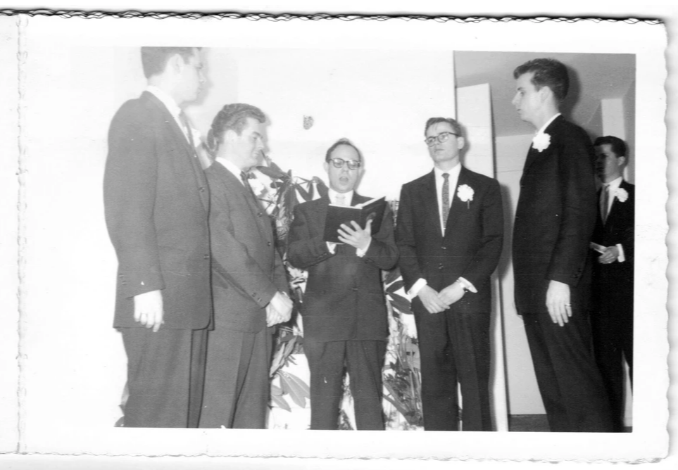 collectorsweekly:  Photos from a gay wedding near Philadelphia, PA, taken in 1957.