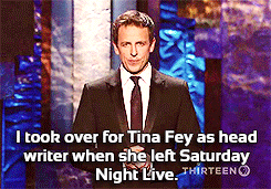 feyminism-blog:  Following Tina Fey is like being the quarterback who follows Peyton Manning or being whoever was president after Bill Clinton. 