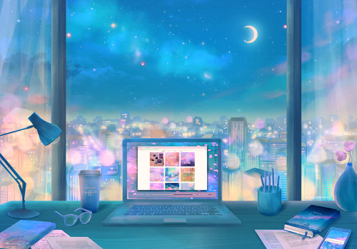 sugarmint-dreams:late night study vibes ✦w/ porn pictures