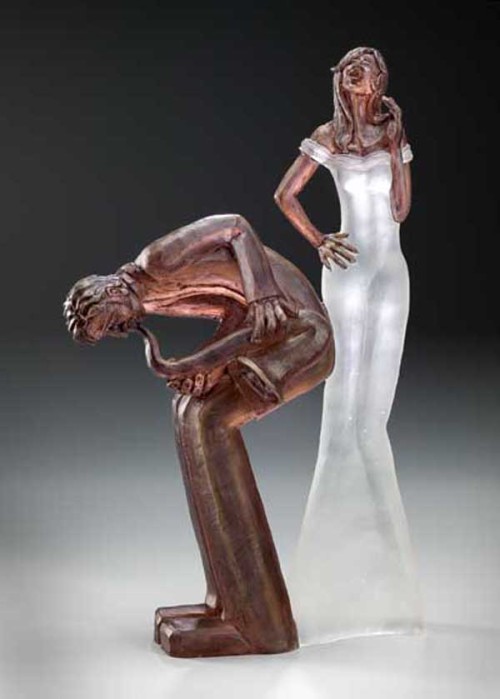 taktophoto:  Glass sculpture by Leah Wingfield and Steve Clements 