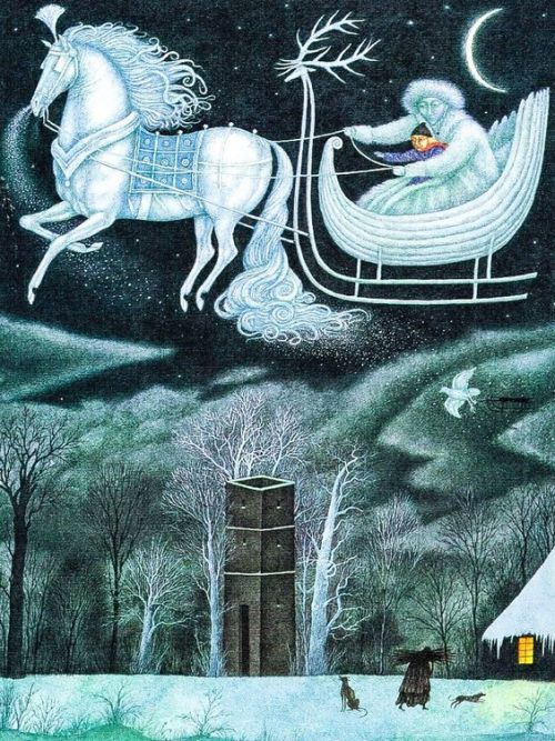 thewoodbetween: Jindra Čapek for Anderson’s “The Snow Queen” (1993).