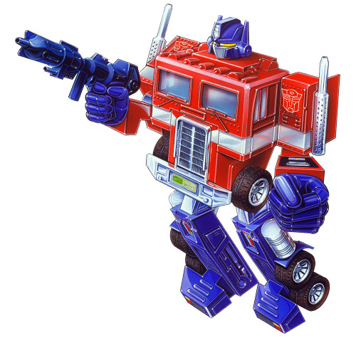 Transformers G1 Optimus Prime box art vs Convoy box art.