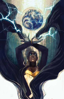 superheroesincolor:  Storm #10 cover by