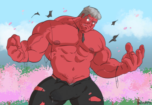 My Dear Red Hulk So Massive. I Drew This When They Revealed Him.