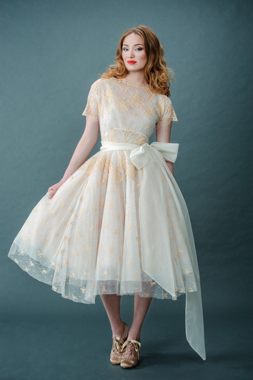 awomanwithoutacock: Pastel lace overlay “I can swoon all day long over a beautiful dress. I sq