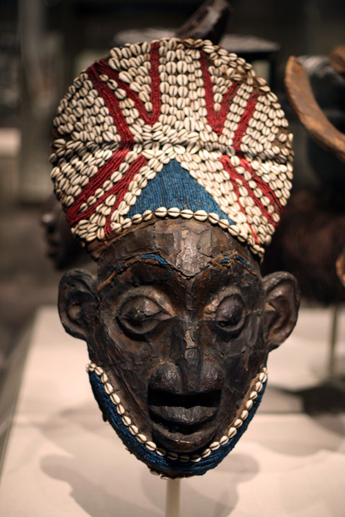 Helmet mask of the Bamum people, Cameroon.  Artist unknown; before 1880.  Now in the Metropolitan Mu